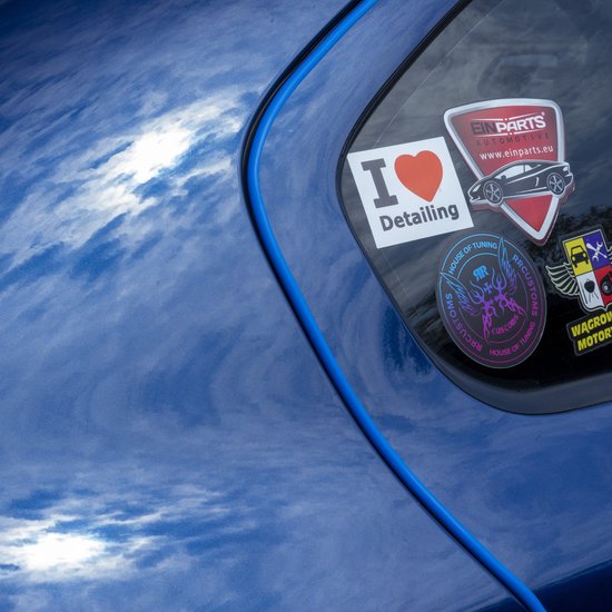 Bande de protection des bords de porte de voiture - Blauw - 5 mètres