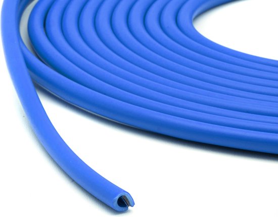 Bande de protection des bords de porte de voiture - Blauw - 5 mètres