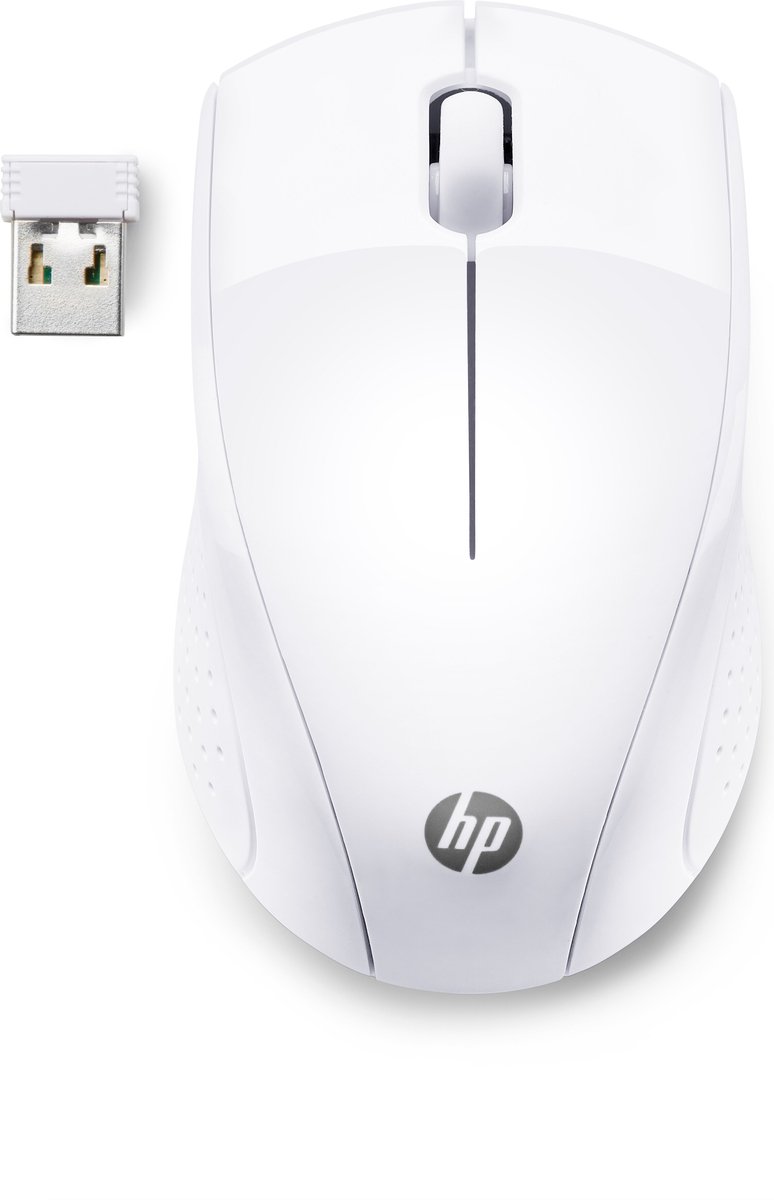 HP draadloze muis 220 (sneeuwwit)