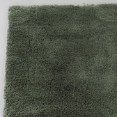 Vloerkleed rechthoek 160x230cm groen hoogpolig tapijt Avelyn fluffy vloerkleed