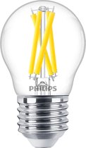 Philips MASTER LED E27 Kogel Filament Helder 3.5W 470lm - 922-927 Dim naar Warm | Beste Kleurweergave - Dimbaar - Vervangt 40W
