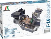 1:12 Italeri 2990 F-16 Cockpit Plastic Modelbouwpakket