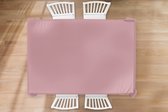 Tafelkleed - Tafellaken - 220x150 cm - Roze - Kleuren - Interieur - Effen - Kleur - Binnen en Buiten