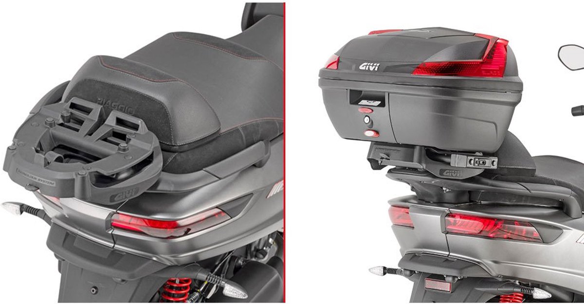 GIVI Monolock/Monokey Piaggio MP3 350/500 Sport/Business Black