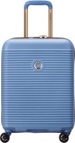 Valise rigide Bagage à main Delsey / Trolley / Valise de voyage - Freestyle - 55 cm - Blauw