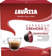 Capsules Lavazza Espresso Cremoso - Convient pour les appareils Dolce Gusto - 3 x 16 pièces