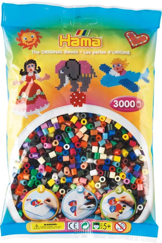 Perles à repasser Hama '3000 pièces