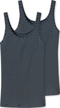 SCHIESSER Modal Essentials singlet (2-pack) - dames hemd nachtblauw - Maat: 48