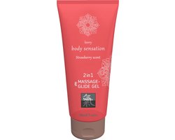 Massage- & Glide Gel 2 in 1 - Aardbei