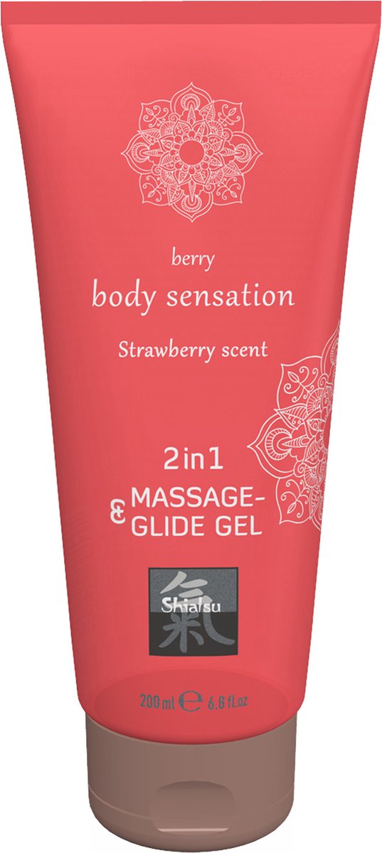 Massage- & Glide Gel 2 in 1 - Aardbei