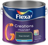 Flexa - creations muurverf zijdemat - Magic Midnight - 2.5l