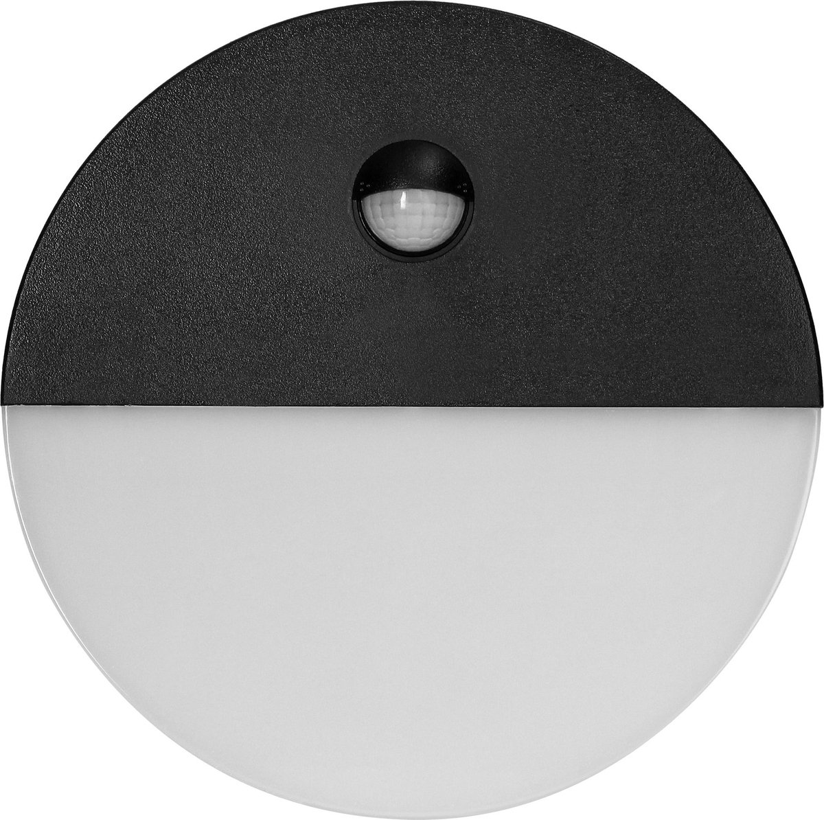 TOS LED Breedstraler in het zwart met bewegingssensor- IP65