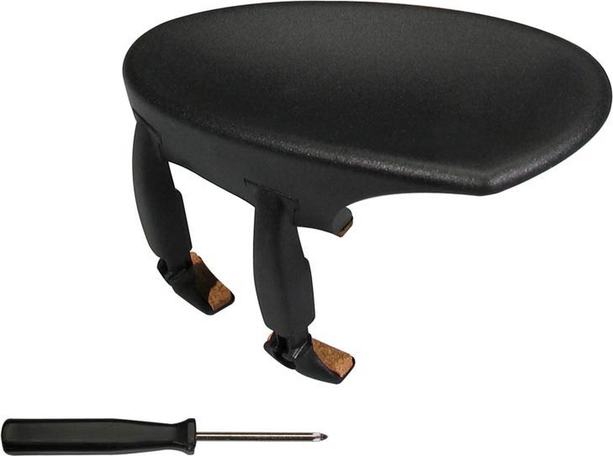 Wittner 250151 violin chinrest standard 1/8 - 1/16, with screwdriver