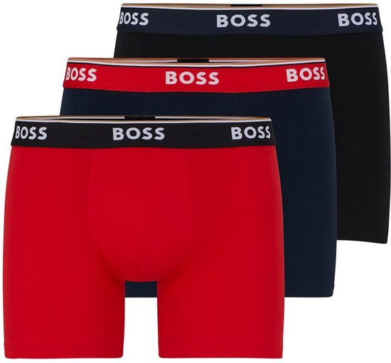 Boss Power 10245121 Slip Boxer 3 Eenheden Veelkleurig M Man