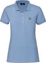 The Golden Monkey Poloshirt Slim Fit Dames Licht Blauw