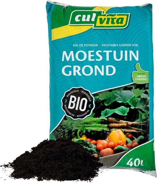 Culvita Biologische Moestuingrond 40 liter inclusief 100 dagen