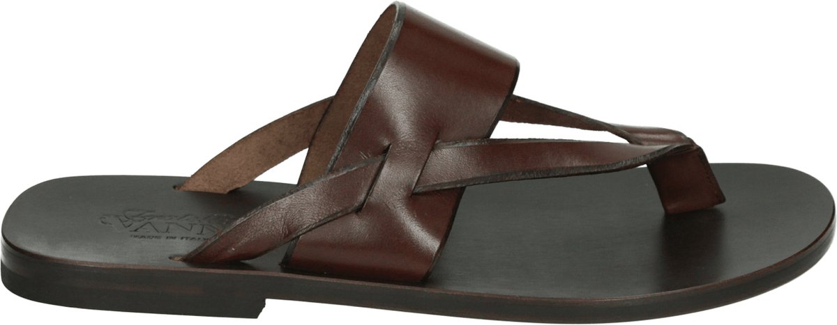 Vanni - V212 - Heren slippers - Kleur: Bruin - Maat: 41