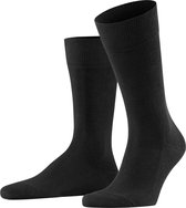 FALKE Family duurzaam katoen sokken heren zwart - Matt 39-42