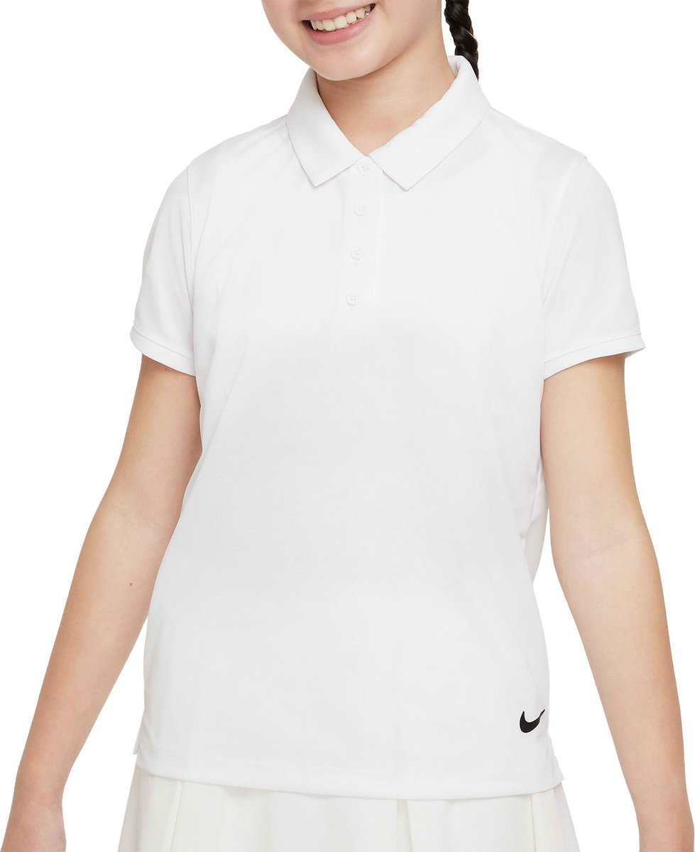 Nike Dri-FIT Victory Sportpolo Meisjes Wit
