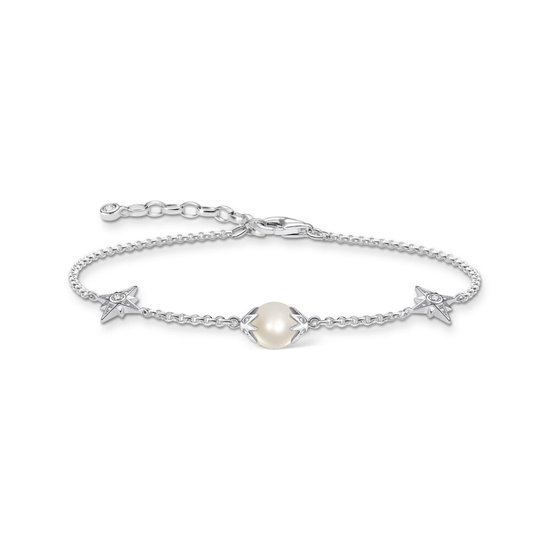 Thomas Sabo Armband 925 sterling zilver Freshwater One Size Zilver 32017936