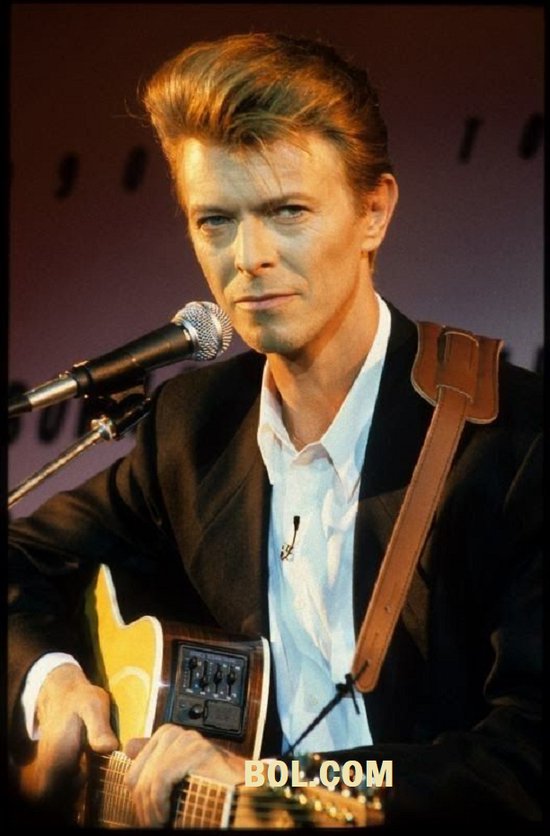 David Bowie Metalen Wandbord, Maat:20x30 cm - Bands-Artiest-Muziek-Werkplaats-Garage-Classic Car-oldtimer-Man Cave-Wandbord Mancave-Kroeg decoratie-Tekstbord-Metalen wanddecoratie