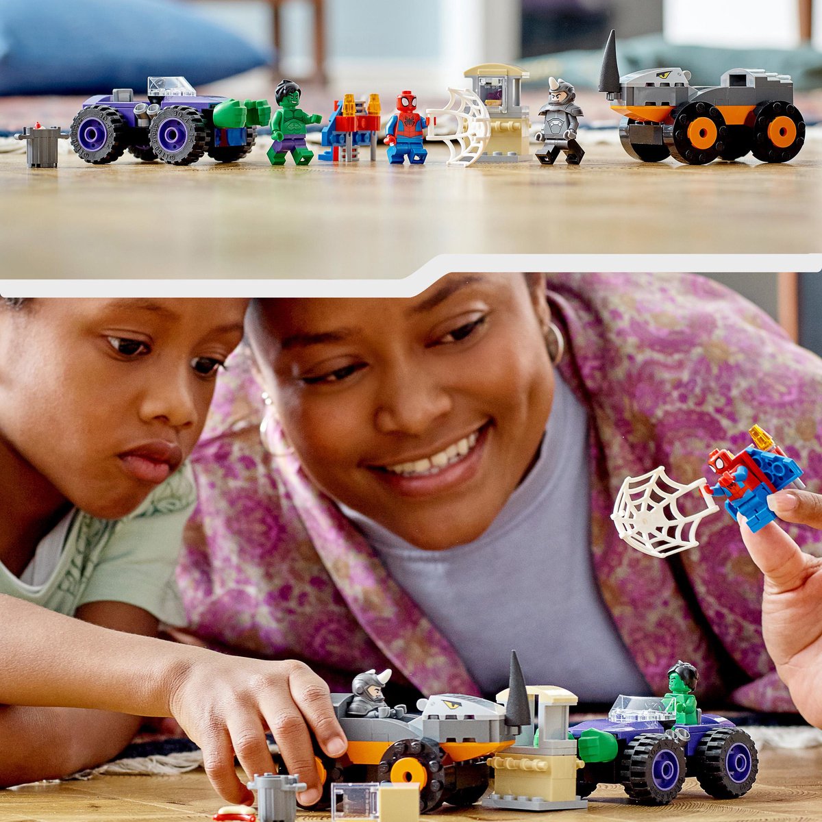LEGO Marvel Spider-Man Hulk vs. Rhino truck duel - 10782 — afbeelding 3