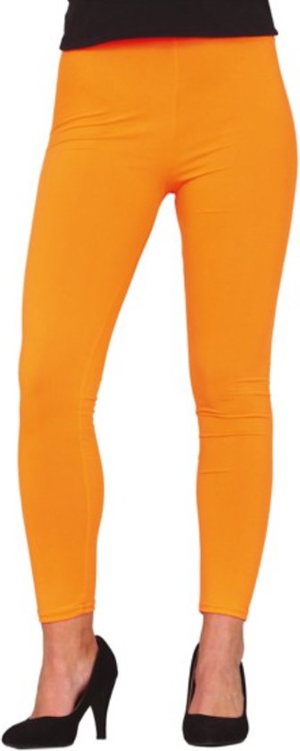 Fiestas Guirca - Neon legging dames - oranje - WK voetbal 2026 - WK voetbal versiering - Olympische spelen