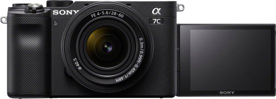 Sony Alpha A7C Full-frame systeemcamera + FE 28-60mm lens, lichtgewicht, beeldstabilisatie, 24,2 MP
