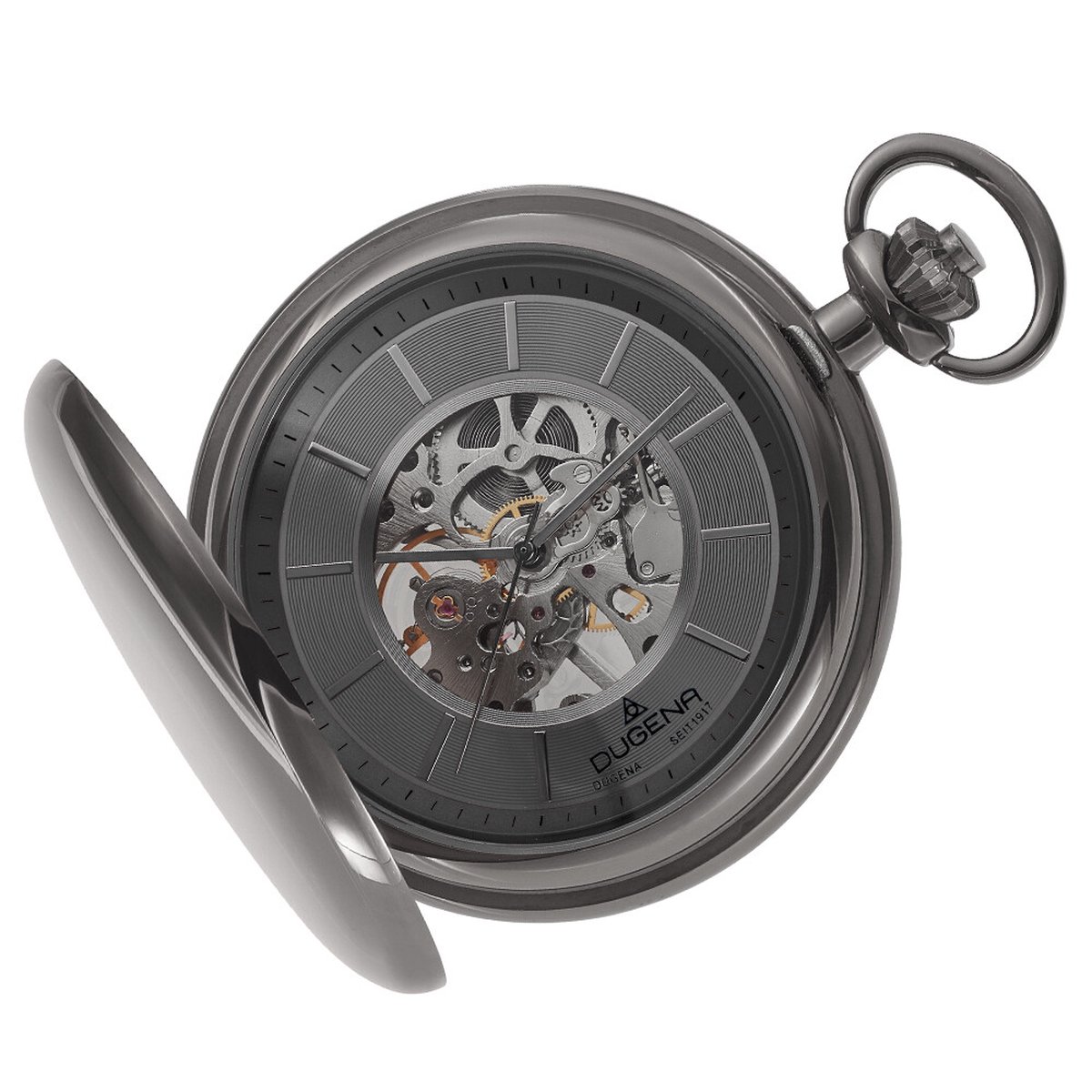 Dugena - 4460979-1 - Zakhorloge - Men - Manueel opwinden - Savonette