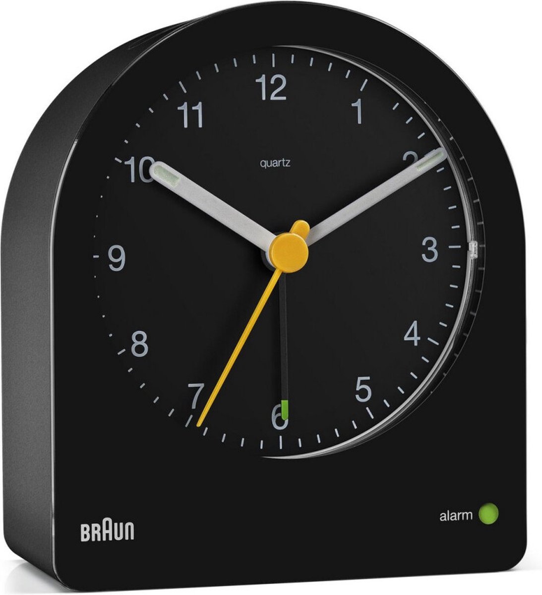 Braun BC22B - Wekker - Analoog - Stil uurwerk - Zwart