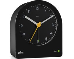 Braun BC22B - Wekker - Analoog - Stil uurwerk - Zwart