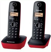 Panasonic KX-TG1612 DECT-telefoon Zwart, Rood Nummerherkenning