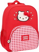 Schoolrugzak Hello Kitty Spring Rood (33 x 42 x 14 cm)
