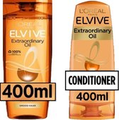 LOREAL Elvive Huile Extraordinaire Nourrissante XL - Shampooing 400 ml & Après-shampooing 400 ml