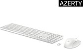 HP 650 - Combinaison clavier et souris sans fil - Azerty - Wit