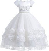 Feestjurk meisje - bruidsmeisjes jurken - Het Betere Merk - 134/140 (140) - communie jurk - bruidsmeisjes jurken voor kinderen - Prinsessenjurk meisje - cadeau meisje