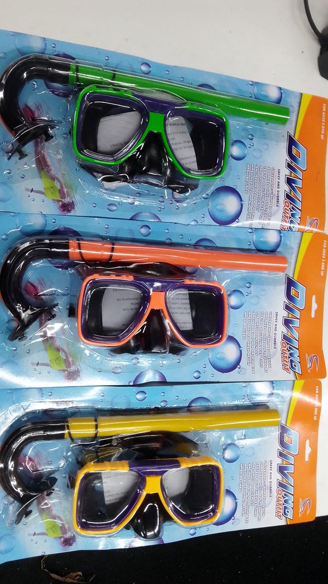 Duikbril MET SNORKEL WORD WILLEKEURIG VERZONDEN