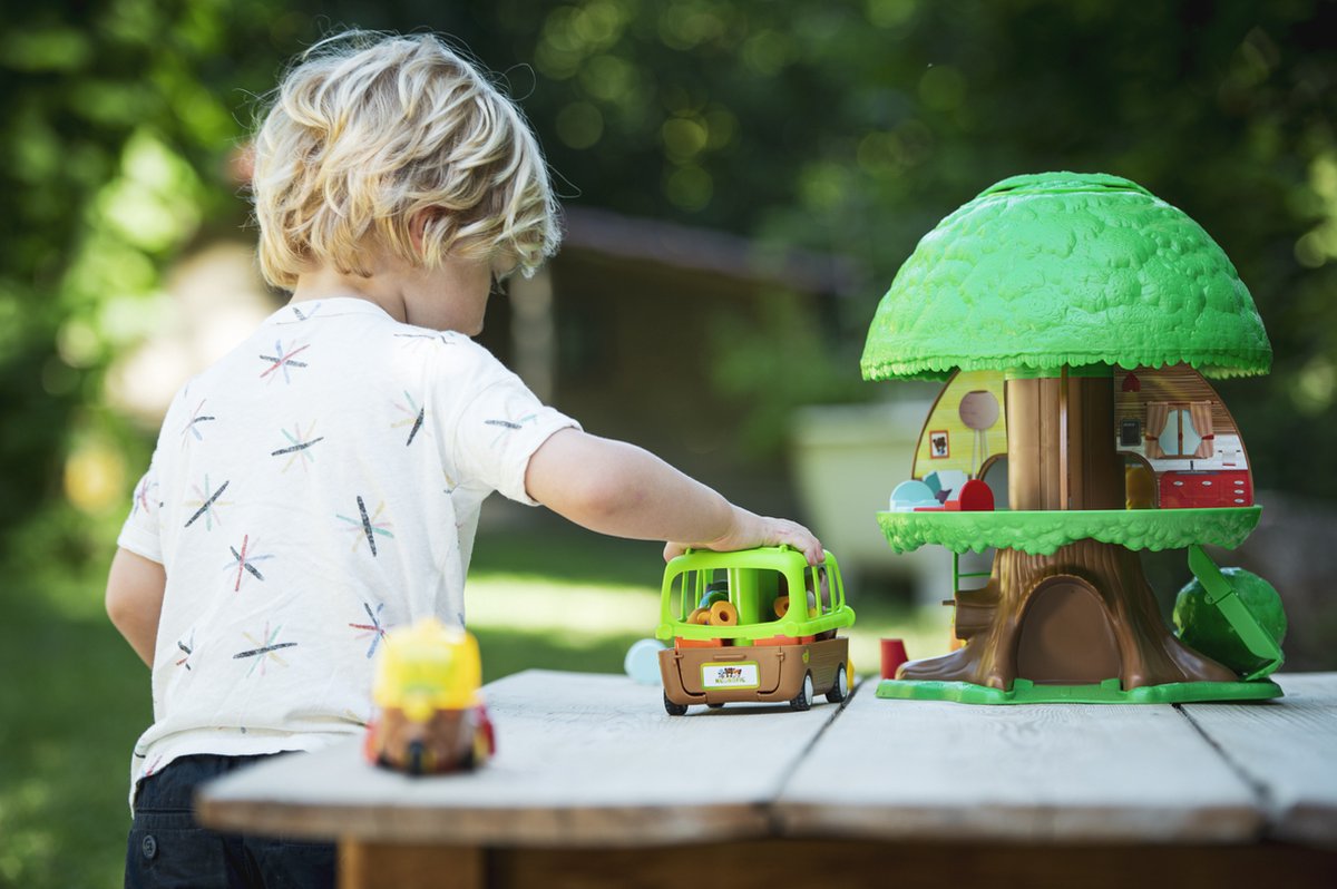 Klorofil Magische Speelboom – Interactief kinderspeelgoed – Dieren Speelgoed - Speelgoed vanaf 18 maanden – Inclusief 2 dieren: Eliot de Vos & Ruby de Beer – 15-Delig — afbeelding 13