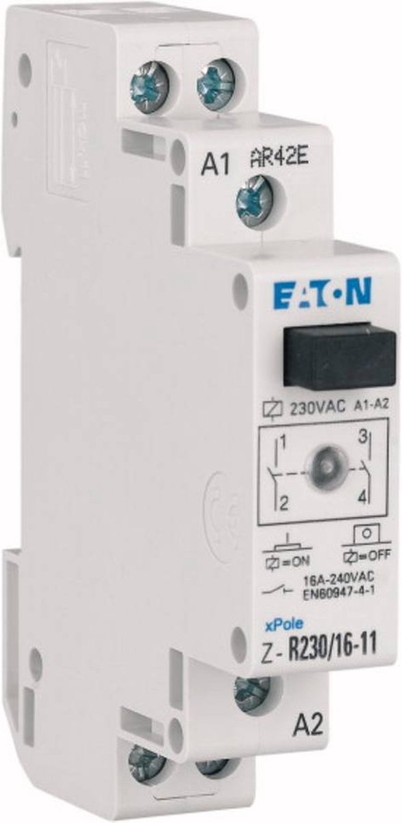 Eaton Z-R24/16-20 Installatierelais Nominale spanning: 24 V/DC Schakelstroom (max.): 16 A 2x NO 1 stuk(s)