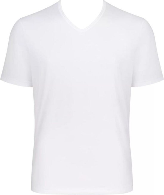 Sloggi Men GO Shirt V-Neck Regular Fit - T-shirt pour homme (pack de 1) - blanc - Taille: XXL