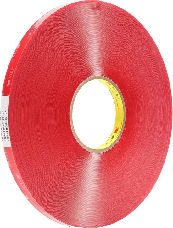 3M 4905F193 Dubbelzijdige tape Transparant (l x b) 33 m x 19 mm 1 stuk(s)