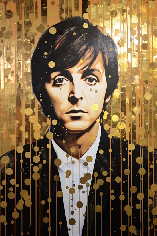 Paul Mccartney Poster | The Beatles Poster | Rock Poster | 61x91cm | Geschikt om in te lijsten