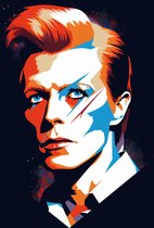 David Bowie Poster | Rockposter | Zangerposter | Space Oddity | Poster David Bowie | 51x71cm | Geschikt om in te lijsten