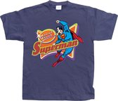 Superman - The Man Of Steel - XX-Large - Blauw