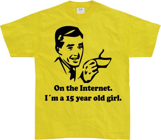 15 Year Old Girl On The Internet. - Large - Geel