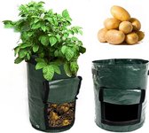 Winkrs - 2x Grow bag Growbag Grow Bag pour pommes de terre, légumes, plantes 30x35CM - ensemble de sacs de culture vert