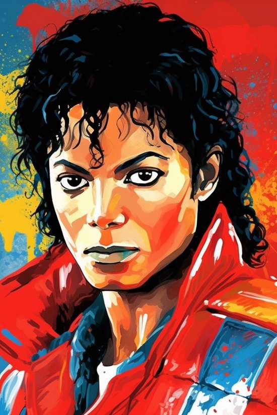 Michael Jackson Poster | MJ Poster | The King of Pop | Thriller Poster | 51x71cm | Geschikt om in te lijsten