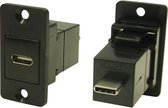 Adapter, Bus, inbouw USB-bus type C - USB-stekker type B CP30611 Cliff 1 stuk(s)