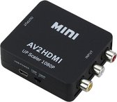 Video Converter - AV/Tulp naar HDMI - RCA naar HDMI - 720p/1080p - Zwart