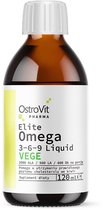 OstroVit Pharma Elite OMEGA 3-6-9 liquid VEGE 120 ml - Vegan Omega 369 - Omega 3-6-9 Vloeibaar Supplements VEGAN